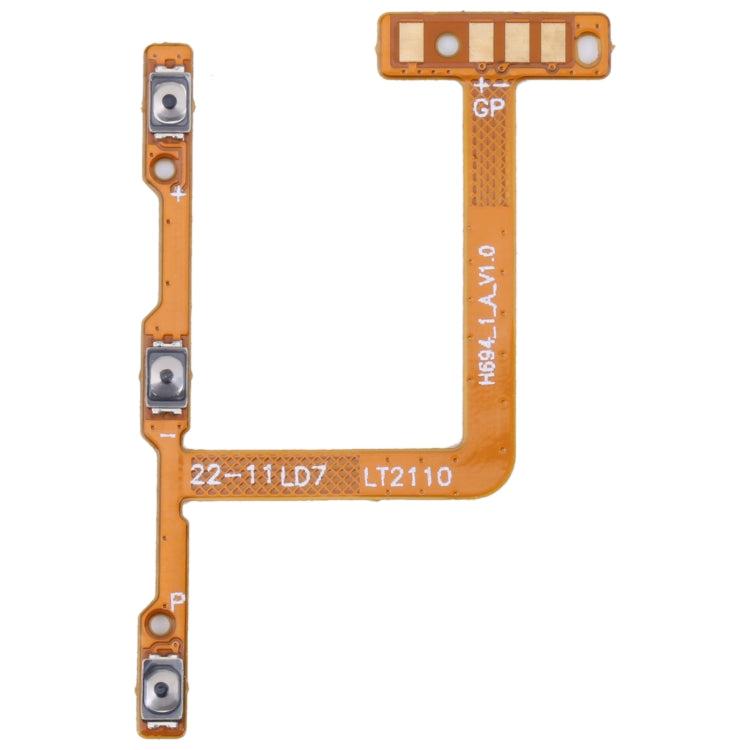 For Tecno Pova LD7 OEM Power Button & Volume Button Flex Cable by buy2fix