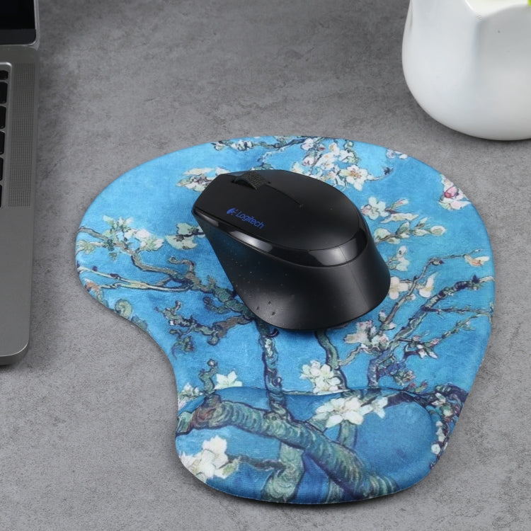 Wrist Rest Mouse Pad(Plum Bossom) - Mouse Pads by buy2fix | Online Shopping UK | buy2fix