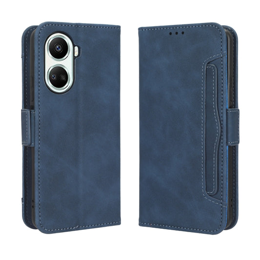 For Huawei nova 10 SE Skin Feel Calf Texture Card Slots Leather Phone Case(Blue) by buy2fix