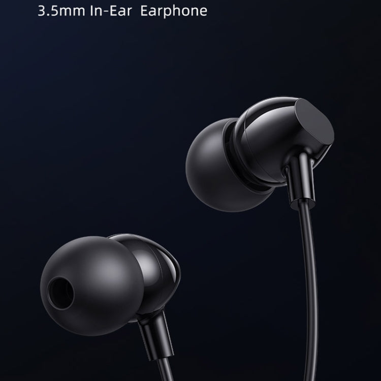 USAMS US-SJ594 EP-47 3.5mm In-Ear Wired Earphone, Length: 1.2m(Black) by USAMS