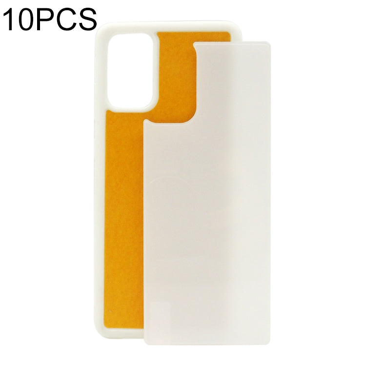 For Samsung Galaxy S20+ 10pcs Thermal Transfer Glass Phone Case(Transparent) - Galaxy Phone Cases by buy2fix | Online Shopping UK | buy2fix