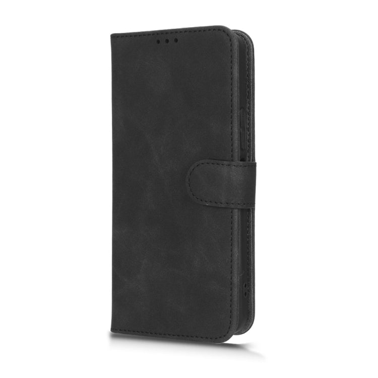 For Tecno Pova 4 Pro Skin Feel Magnetic Flip Leather Phone Case(Black) by buy2fix