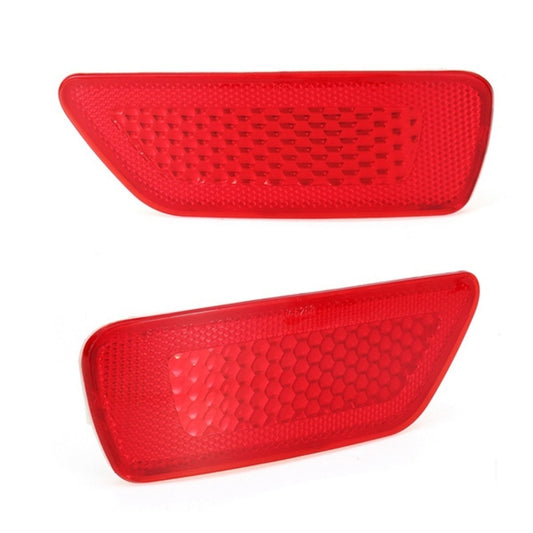 1 Pair For Jeep Grand Cherokee 2011-2018 Car Rear Bumper Lamp Reflector 57010720AC 57010721AC(Red) - In Car by buy2fix | Online Shopping UK | buy2fix