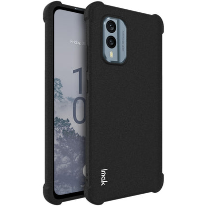 For Nokia X30 5G imak Shockproof Airbag TPU Phone Case(Matte Black) - Nokia Cases by imak | Online Shopping UK | buy2fix