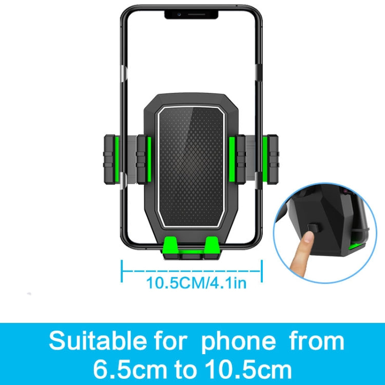 A08 Car Drink Water Cup Mobile Phone Holder(Green) - In Car by buy2fix | Online Shopping UK | buy2fix