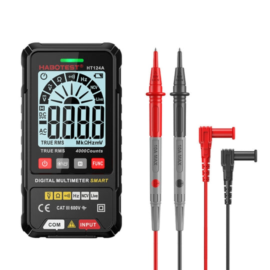 HABOTEST HT124A Mini multimètre de haute précision à affichage numérique