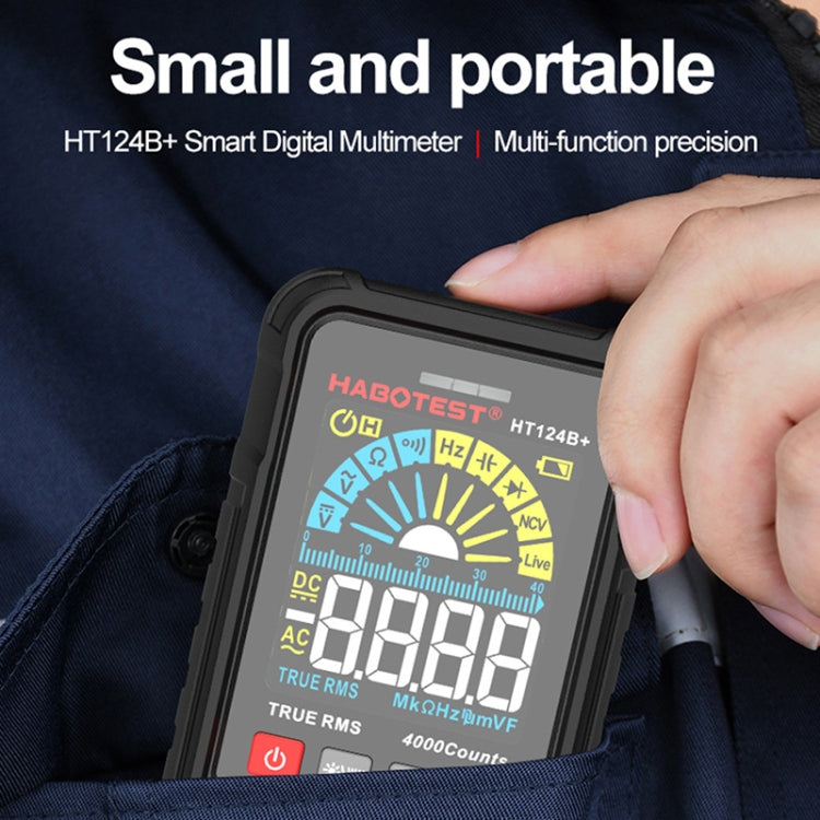 HABOTEST HT124A+ Mini Digital Display High-precision Multimeter - Consumer Electronics by buy2fix | Online Shopping UK | buy2fix