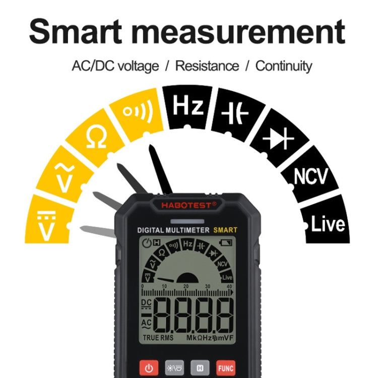 HABOTEST HT125B Digital High Precision Mini Universal Meter - Consumer Electronics by buy2fix | Online Shopping UK | buy2fix