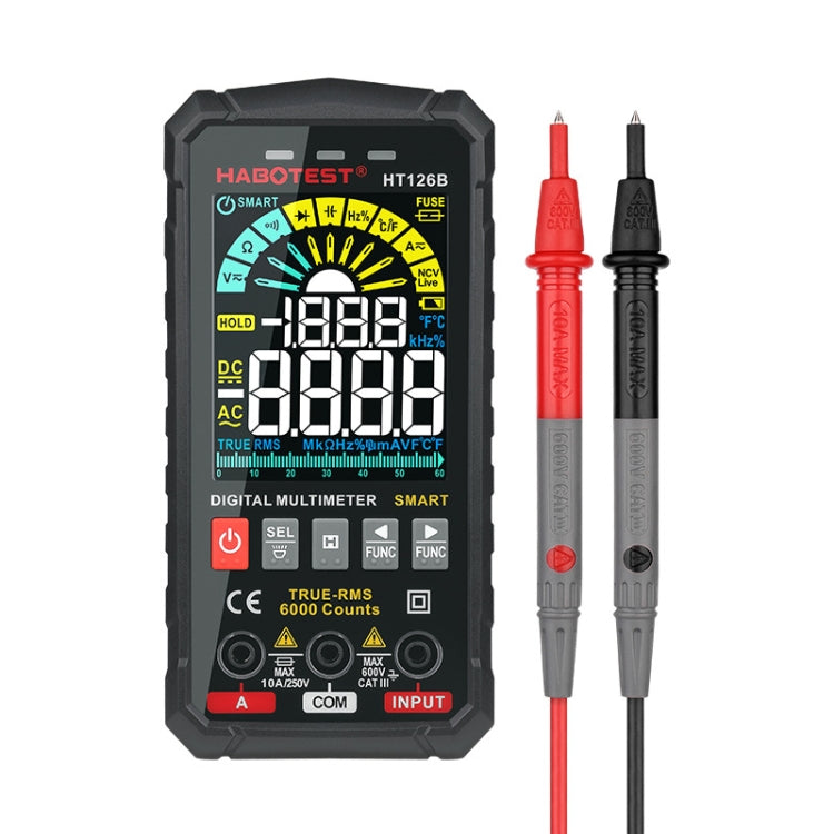 HABOTEST HT126B Digital High Precision Mini Multimeter - Digital Multimeter by HABOTEST | Online Shopping UK | buy2fix