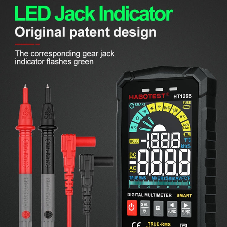 HABOTEST HT126B Digital High Precision Mini Multimeter - Consumer Electronics by buy2fix | Online Shopping UK | buy2fix