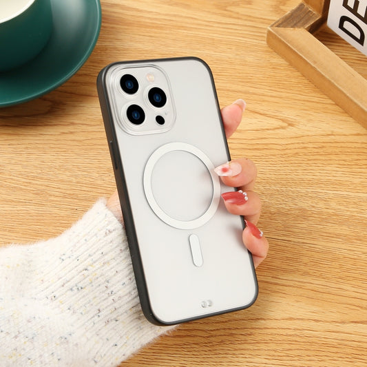 For iPhone 13 Matte MagSafe Magnetic Phone Case(Black) by buy2fix