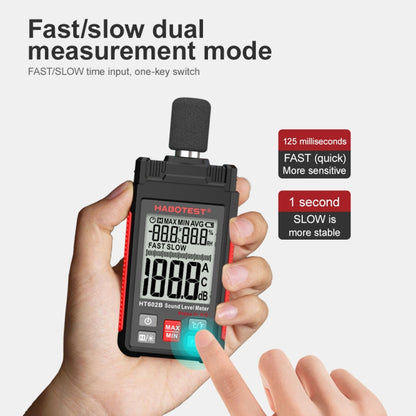 HABOTEST HT602B Multifunctional Digital Display Noise Decibel Tester - Consumer Electronics by buy2fix | Online Shopping UK | buy2fix