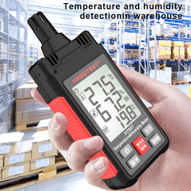 HABOTEST HT607 Portable Handheld Temperature Humidity Tester - Consumer Electronics by buy2fix | Online Shopping UK | buy2fix