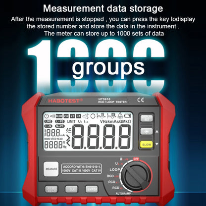 HABOTEST HT5910 Leakage Switch & Loop Resistance Tester - Consumer Electronics by buy2fix | Online Shopping UK | buy2fix