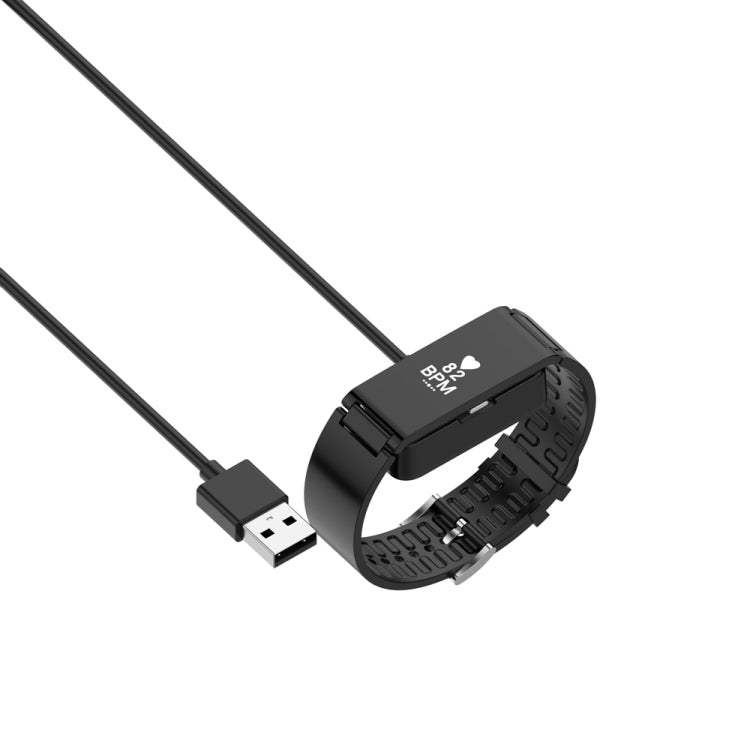 For Withings Pulse HR Smart Watch Magnetic Charging Cable, Length: 1m(Black) - Smart Wear by buy2fix | Online Shopping UK | buy2fix