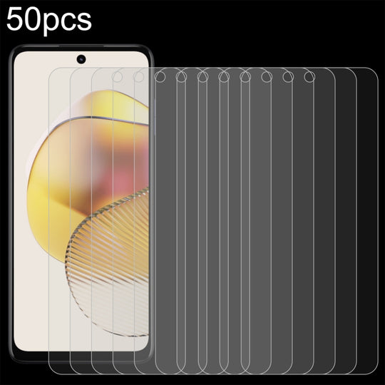 For Motorola Moto G73 50pcs 0.26mm 9H 2.5D Tempered Glass Film