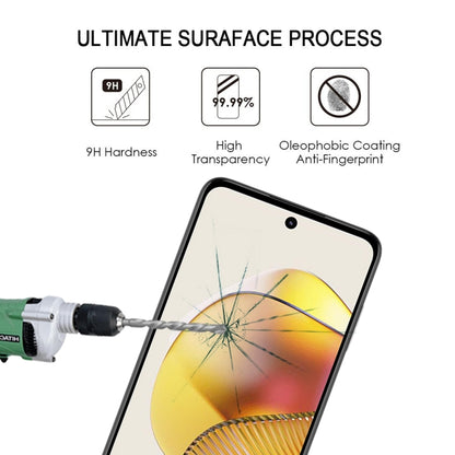 For Motorola Moto G73 25pcs Full Glue Full Screen Tempered Glass Film - Motorola Tempered Glass by buy2fix | Online Shopping UK | buy2fix