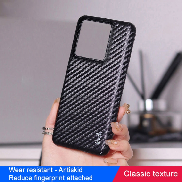 For Xiaomi 13 Pro 5G 8.38mm Ceramic Version IMAK Ruiyi Series Carbon Fiber PU + PC Phone Case(Black) - 13 Pro Cases by imak | Online Shopping UK | buy2fix