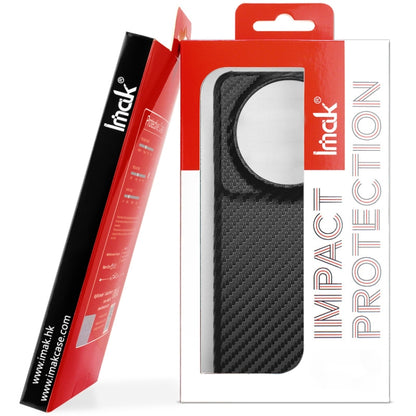 For Xiaomi 13 Pro 5G 8.38mm Ceramic Version IMAK Ruiyi Series Carbon Fiber PU + PC Phone Case(Black) - 13 Pro Cases by imak | Online Shopping UK | buy2fix