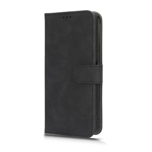 For TCL 40SE Skin Feel Magnetic Flip Leather Phone Case(Black) by buy2fix