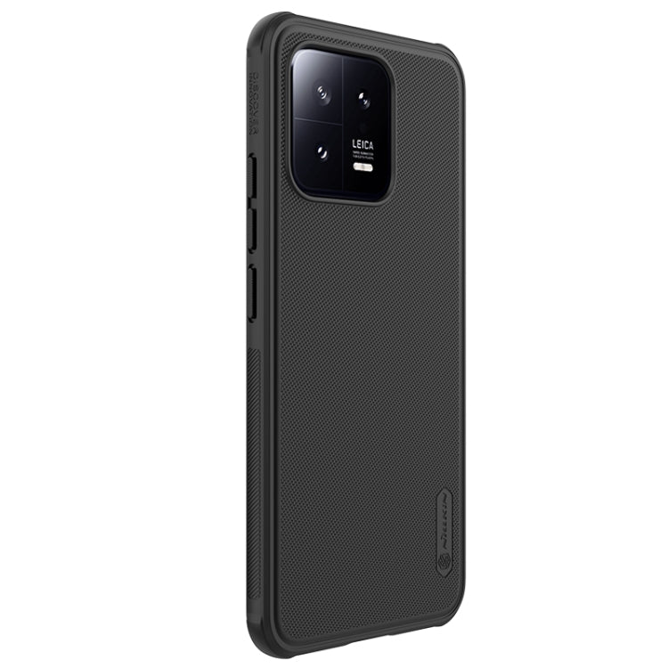 For Xiaomi 13 NILLKIN Frosted Shield Pro PC + TPU Phone Case(Black) - 13 Cases by NILLKIN | Online Shopping UK | buy2fix