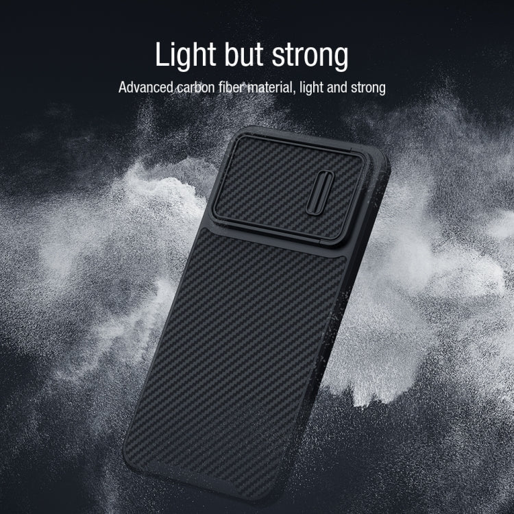 For Xiaomi 13 NILLKIN Synthetic Fiber Camshield Phone Case(Black) - 13 Cases by NILLKIN | Online Shopping UK | buy2fix