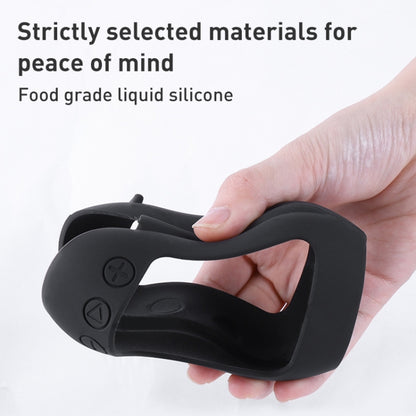 For JBL Clip 4 Wireless Bluetooth Speaker Silicone Protective Case(Black) by buy2fix