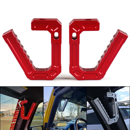 For Jeep Wrangler JK 2007-2018 Car Modification Aluminum Interior Handle(Red) - In Car by buy2fix | Online Shopping UK | buy2fix