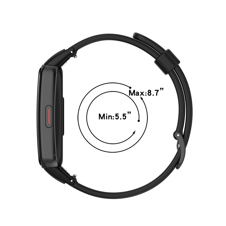 For Honor Band 7 Solid Color Silicone Watch Band(Midnight Blue) by buy2fix
