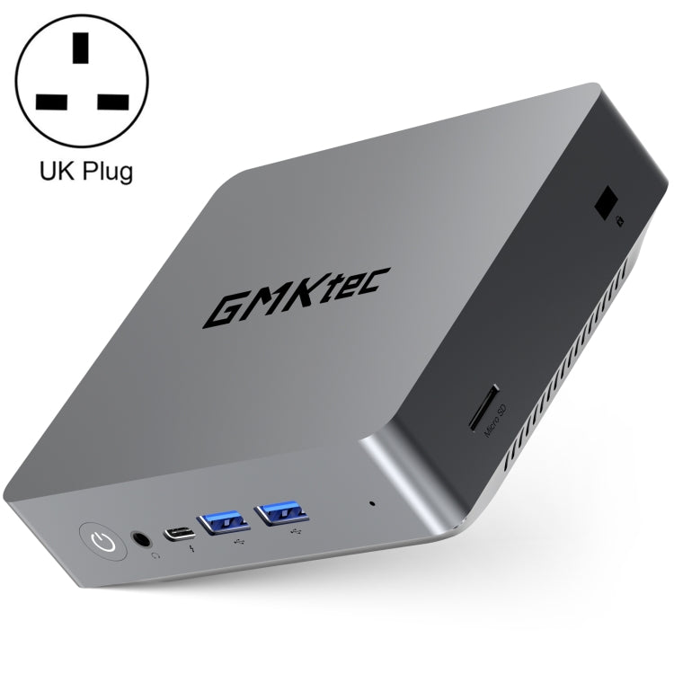 GMK KB9 Windows 11 Home Mini PC, 16GB+512GB, AMD Ryzen 5 5600U Quad Core, Support WiFi & BT(UK Plug) - Windows Mini PCs by GMKtec | Online Shopping UK | buy2fix