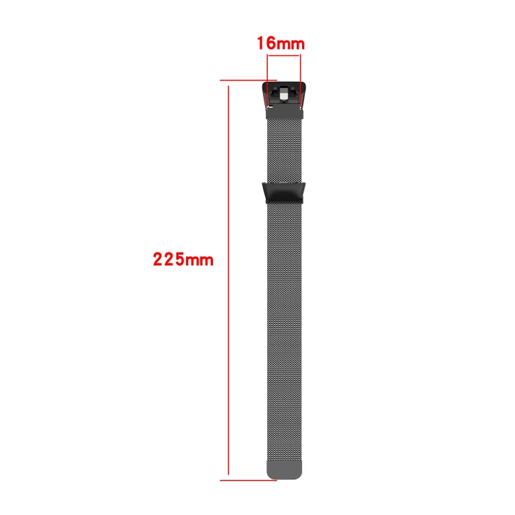 For Honor Band 7 Milan Magnetic Metal Watch Band(Rose Gold) by buy2fix
