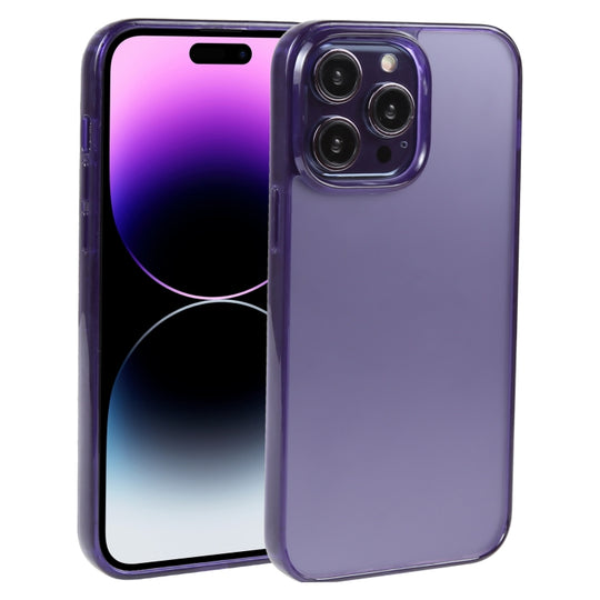 For iPhone 14 Pro Max GEBEI Acrylic Phone Case (Purple)