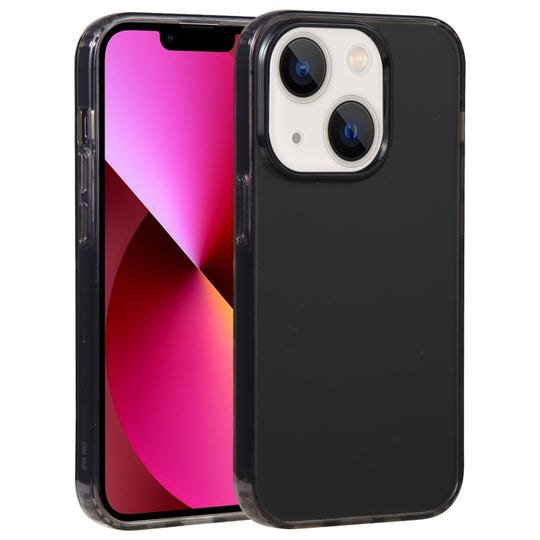 For iPhone 13 GEBEI Acrylic Phone Case(Transparent Black)
