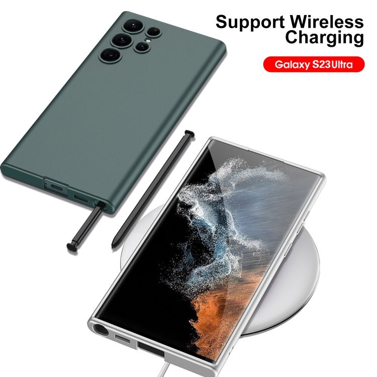 For Samsung Galaxy S23 Ultra 5G GKK Ultra-thin Skin Feel Phone Case(White) - Galaxy S23 Ultra 5G Cases by GKK | Online Shopping UK | buy2fix