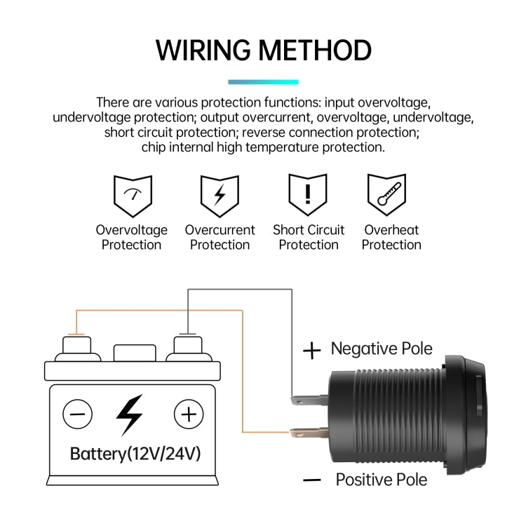 ZH-1786A1 QC3.0 USB-A + Type-C Dual Interface Car Charger - In Car by buy2fix | Online Shopping UK | buy2fix