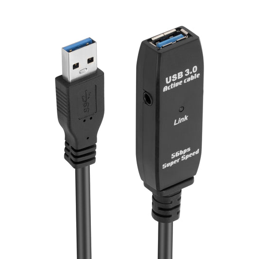 USB 3.0 Male to Female Data Sync Super Speed Extension Cable, Length:30m by buy2fix