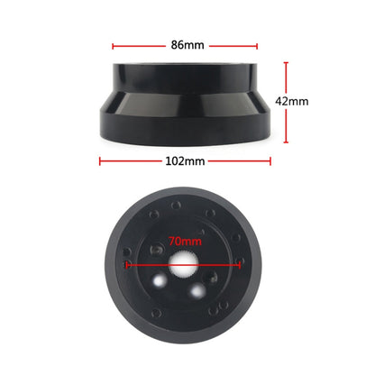 For Chevrolet 5 & 6 Hole Steering Wheel Polished Hub Adapter, Style:Type A by buy2fix