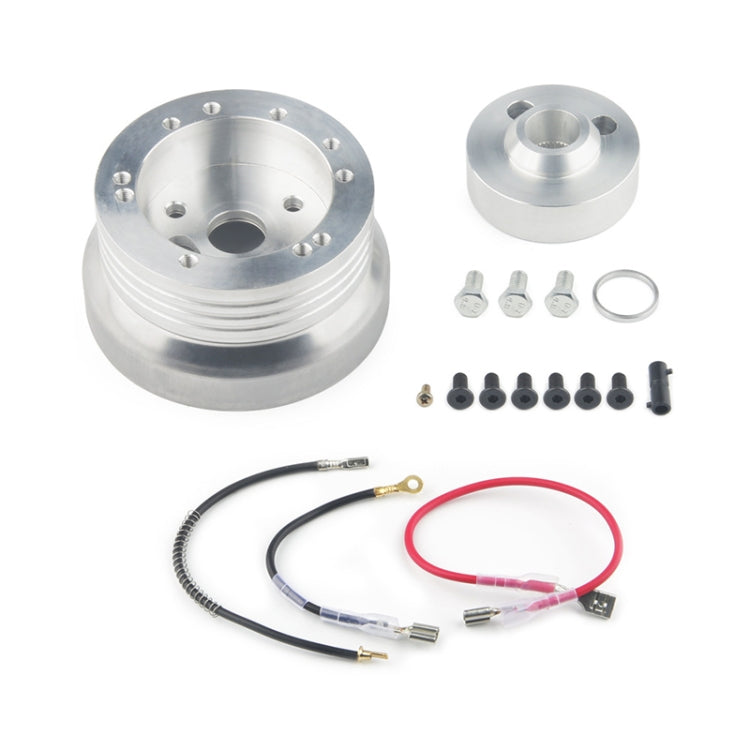 For Chevrolet 5 & 6 Hole Steering Wheel Polished Hub Adapter, Style:Type A by buy2fix