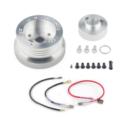 For Chevrolet 5 & 6 Hole Steering Wheel Polished Hub Adapter, Style:Type A by buy2fix