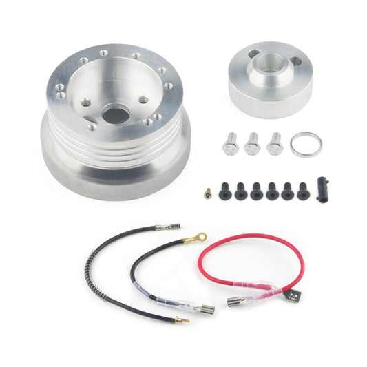 For Chevrolet 5 & 6 Hole Steering Wheel Polished Hub Adapter, Style:Type A by buy2fix