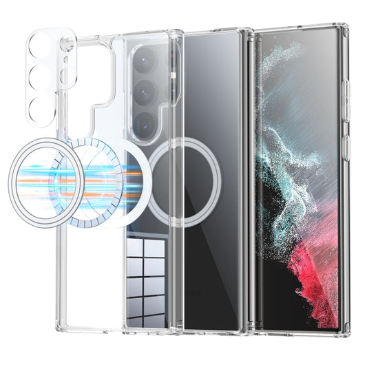 For Samsung Galaxy S24 Ultra 5G Transparent Frosted MagSafe Phone Case - Galaxy S24 Ultra 5G Cases by buy2fix | Online Shopping UK | buy2fix