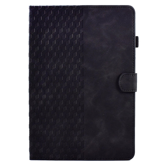 For 10.0 inch Universal Tablet Rhombus Embossed Leather Case(Black) by buy2fix