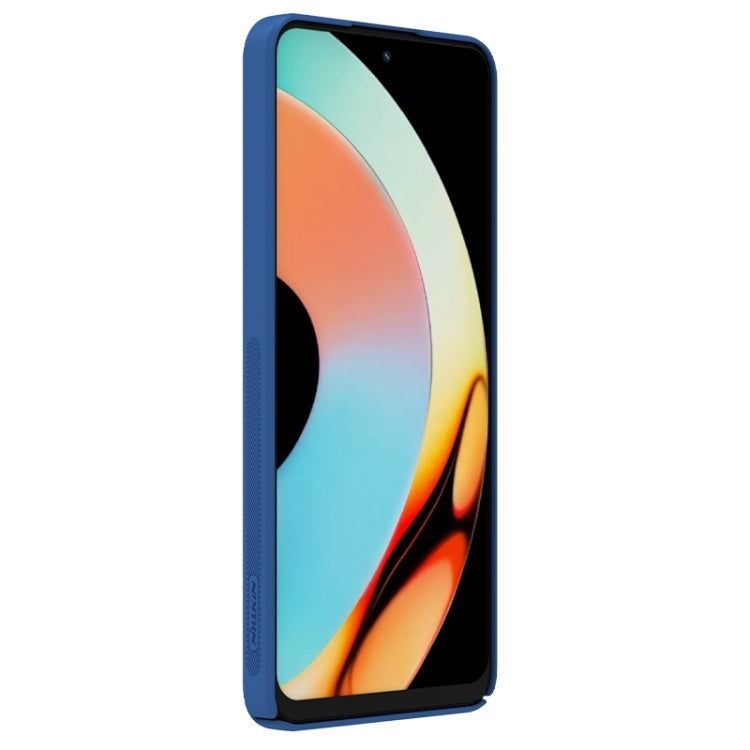 For Realme 10 Pro 5G NILLKIN Black Mirror Series Camshield PC Phone Case(Blue) - Realme 10 Pro Cases by NILLKIN | Online Shopping UK | buy2fix