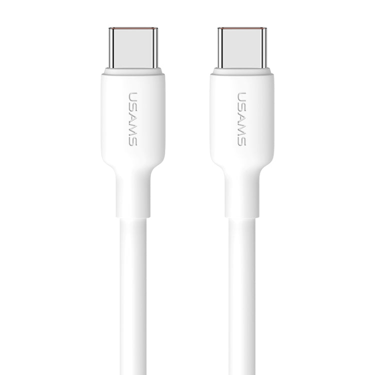 USAMS US-SJ615 U84 PD100W USB-C / Type-C to USB-C / Type-C Charging Data Cable, Cable Length:3m(White) -  by USAMS | Online Shopping UK | buy2fix