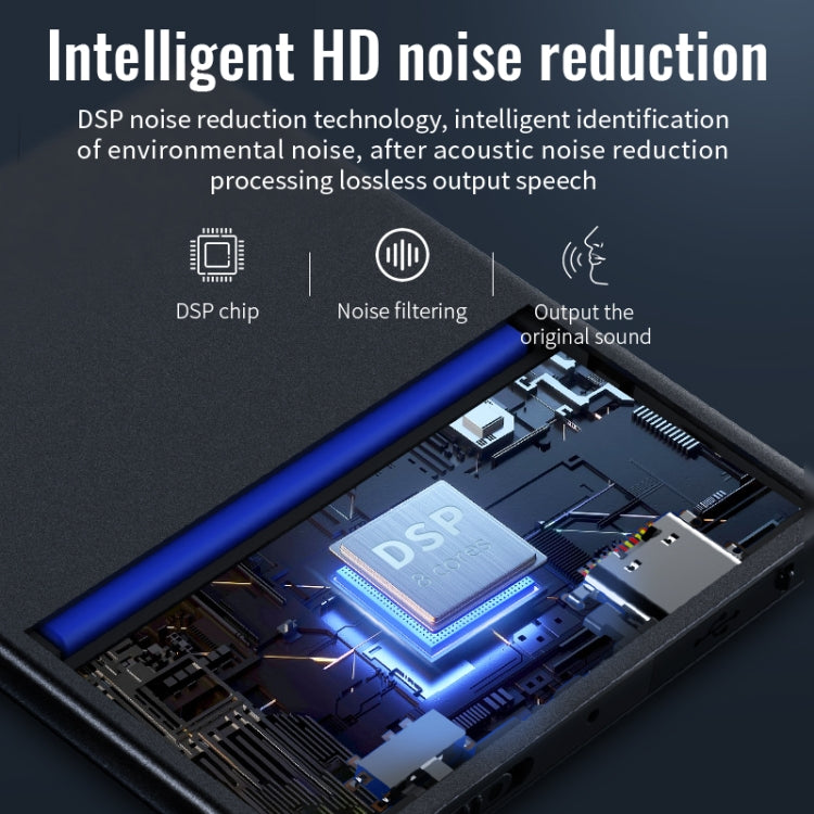 JNN K1 Square HD Noise Canceling Recorder, Capacity:32GB(Black) - Security by JNN | Online Shopping UK | buy2fix