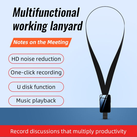 JNN K5 Voice Recorder with Lanyard, Capacity:16GB(Grey) by buy2fix