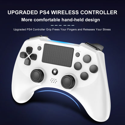 398 Bluetooth 5.0 Wireless Game Controller for PS4 / PC / Android(White) - Gamepads by buy2fix | Online Shopping UK | buy2fix