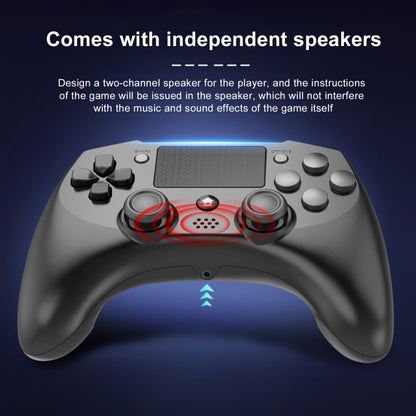 398 Bluetooth 5.0 Wireless Game Controller for PS4 / PC / Android(Black) - Gamepads by buy2fix | Online Shopping UK | buy2fix