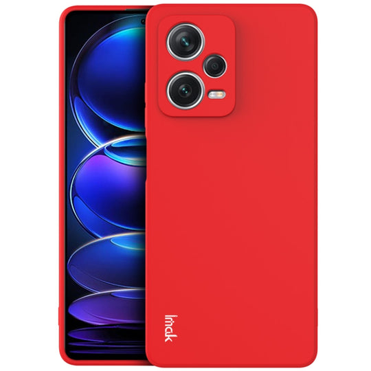 Pour Xiaomi Redmi Note 12 Pro 5G Chine / Inde IMAK UC-4 Series Étui de téléphone souple en TPU à bord droit (rouge)