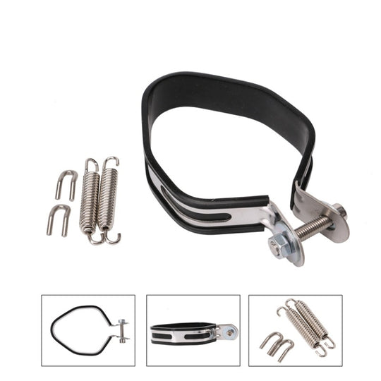 Collier de serrage en Fiber de carbone pour silencieux d'échappement de moto